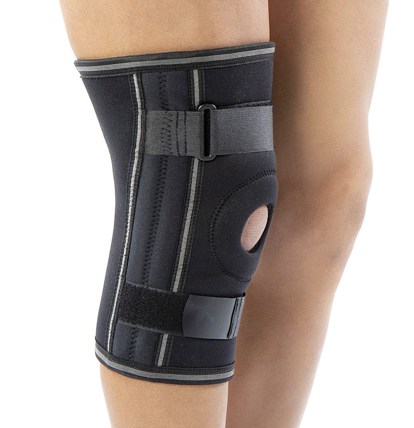 0022 Boosted Neoprene Knee Support Spiral Plates